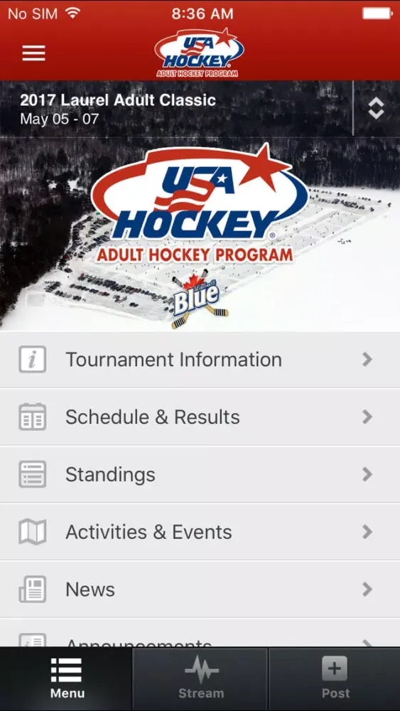USA Hockey Adult Events应用截图