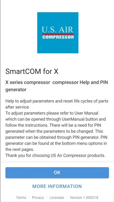 Скриншоты Pin Generator UsAir Compressor