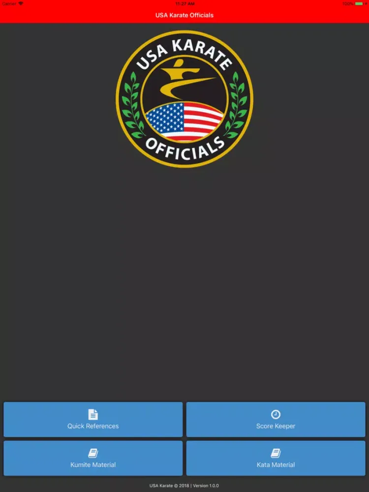 USA Karate Officials iPad 應用截圖