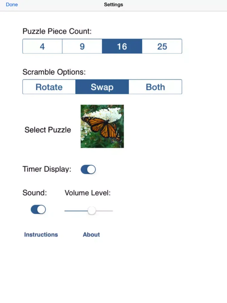 Captures d'écran de Equzzles - Picture Puzzles of Equal Sized Pieces iPad 