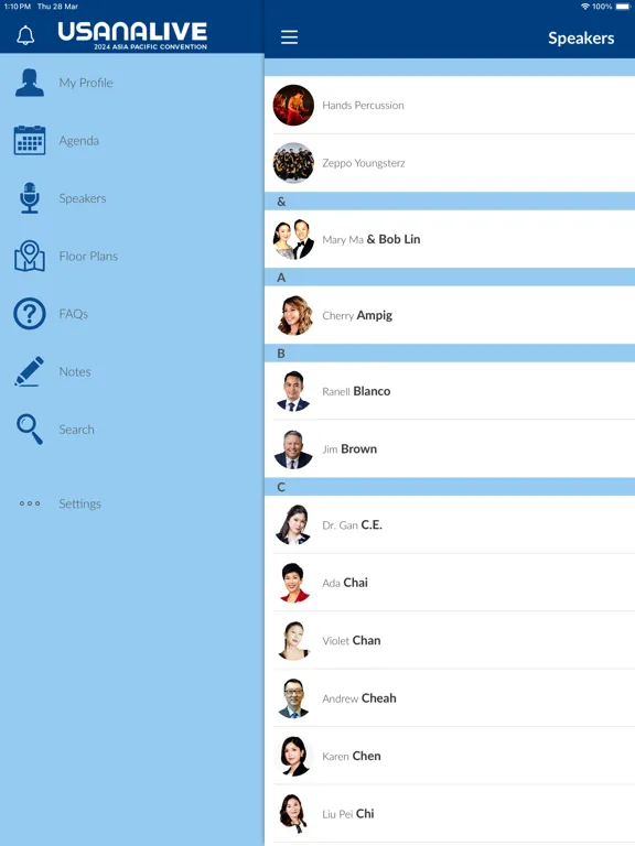 USANA Live iPad  スクリーンショット