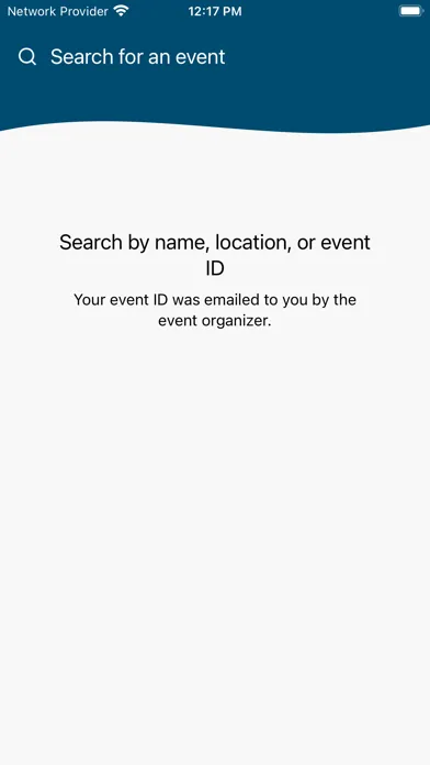 Capturas de tela do USAP Event App