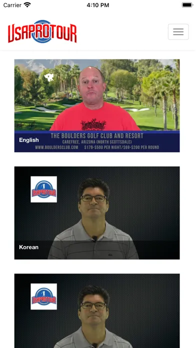 USA Pro Tour Golf Channel Ekran Görüntüleri