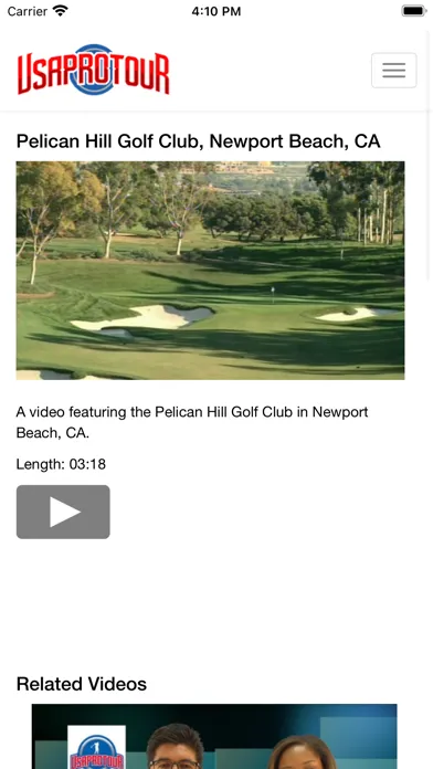 USA Pro Tour Golf Channel Ekran Görüntüleri