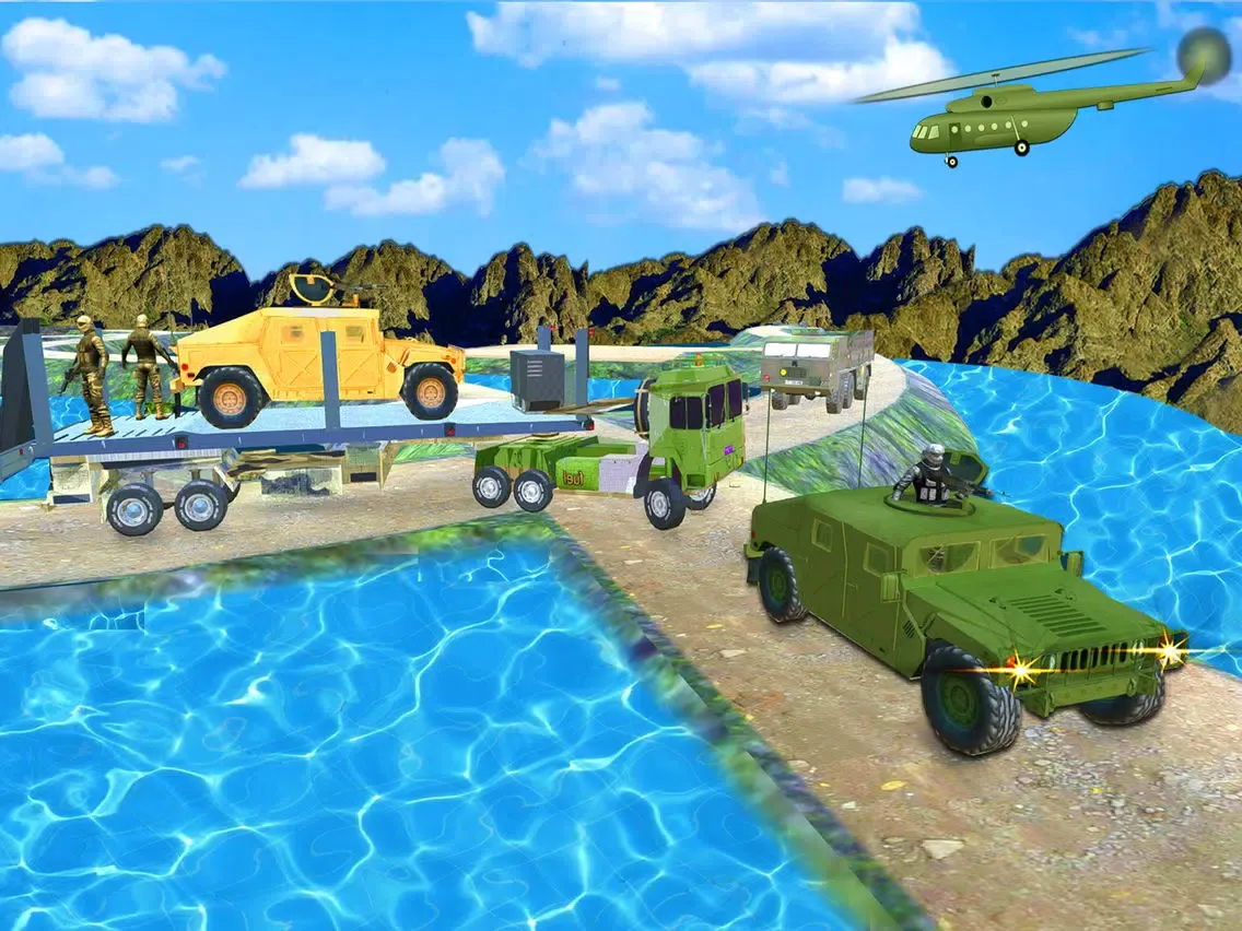 Us Offroad Army cargo truck iPad  スクリーンショット