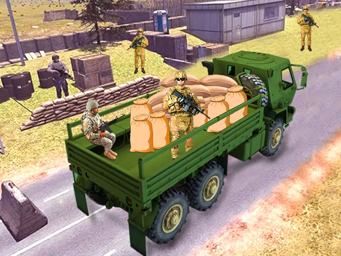 Us Offroad Army cargo truck iPad  スクリーンショット