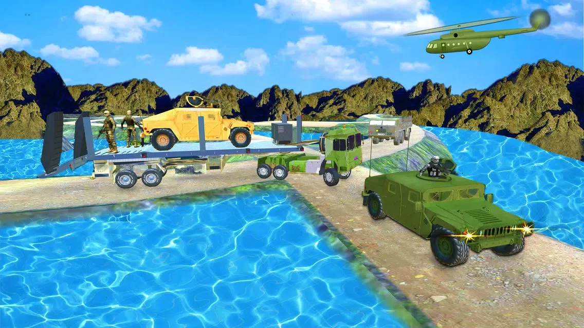 Us Offroad Army cargo truck スクリーンショット
