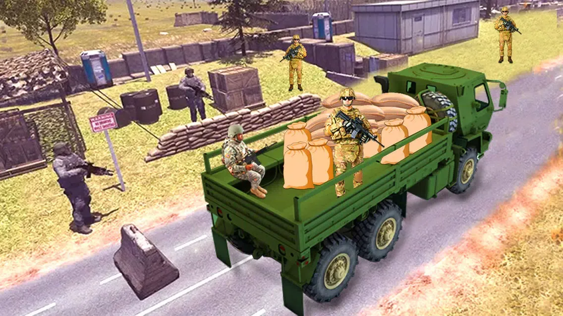 Us Offroad Army cargo truck スクリーンショット