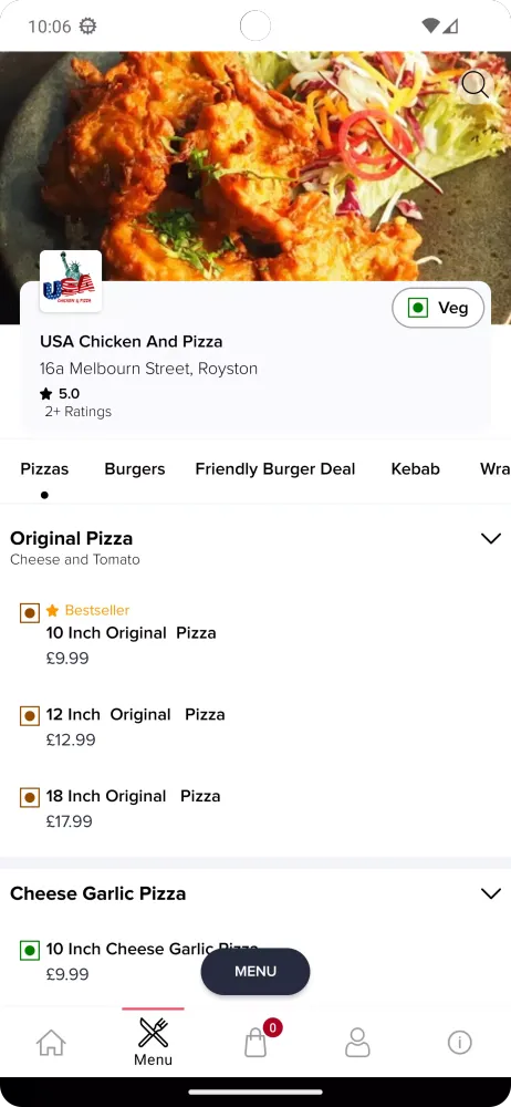 Скриншоты USA Chicken And Pizza