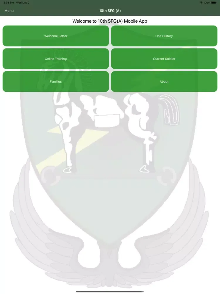 Скриншоты 10th SFG(A) Mobile App iPad 