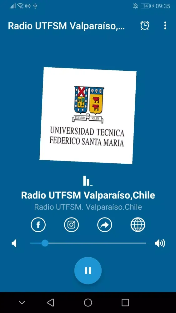 Radio UTFSM Valparaíso,Chile Screenshots