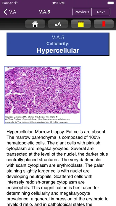 Скриншоты Lichtman's Atlas of Hematology