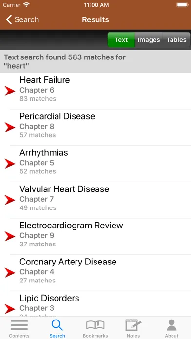 Capturas de tela do Johns Hopkins Internal Med 5/E