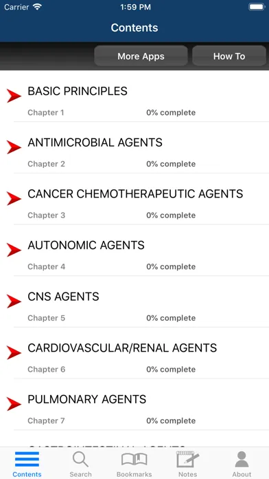 Ảnh chụp màn hình của Deja Review: Pharmacology, 3/E