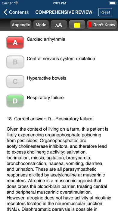 Ảnh chụp màn hình của Deja Review: Pharmacology, 3/E