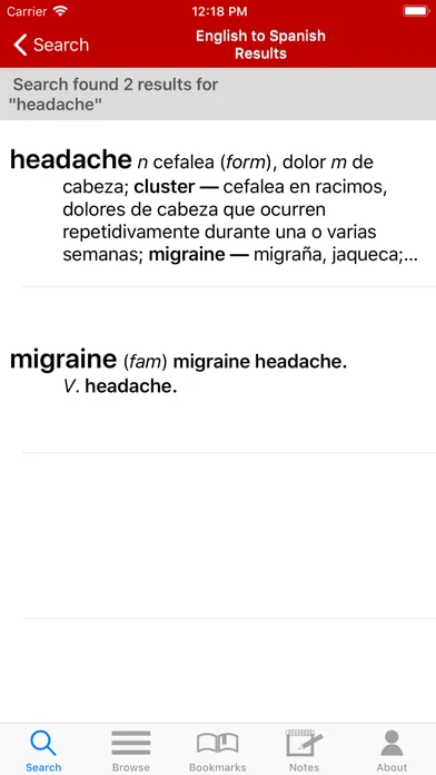 Eng-Span Medical Dictionary 4E 스크린샷