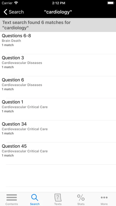 Capturas de pantalla de The NeuroICU Board Review