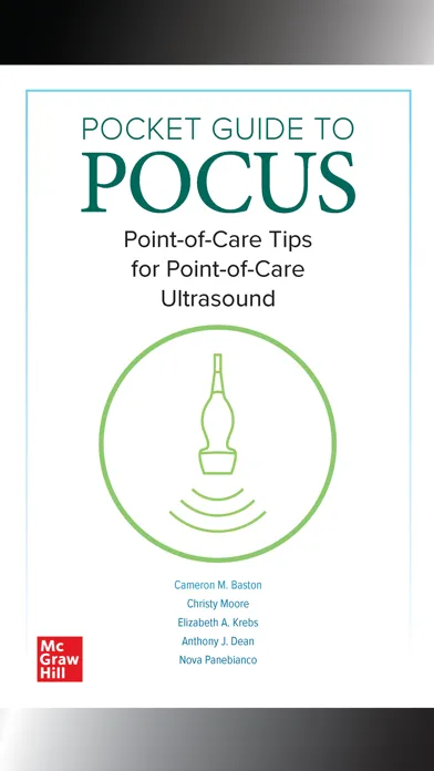 Tangkapan skrin Point of Care Ultrasound Guide