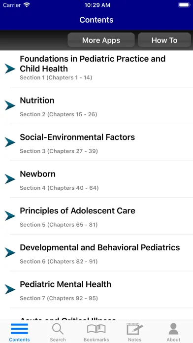 Capturas de pantalla de Rudolph's Pediatrics, 23/E