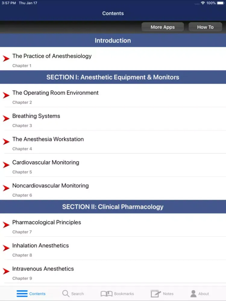 Capturas de tela do Clinical Anesthesiology, 6/E iPad 