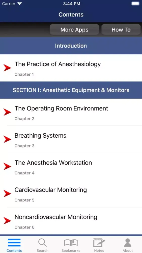 Capturas de tela do Clinical Anesthesiology, 6/E