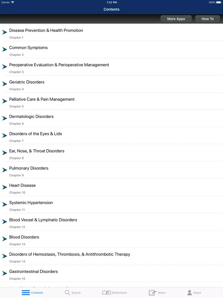 Capturas de tela do CURRENT CMDT 2022 iPad 
