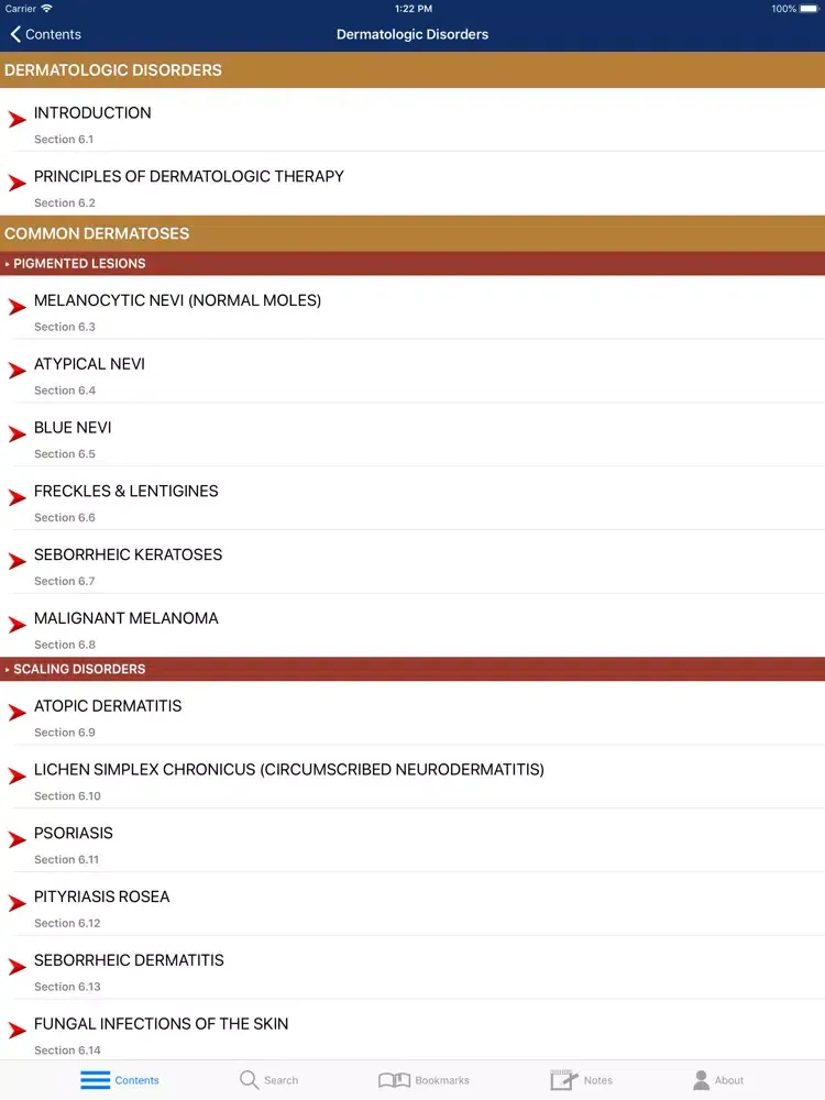 Capturas de tela do CURRENT CMDT 2022 iPad 