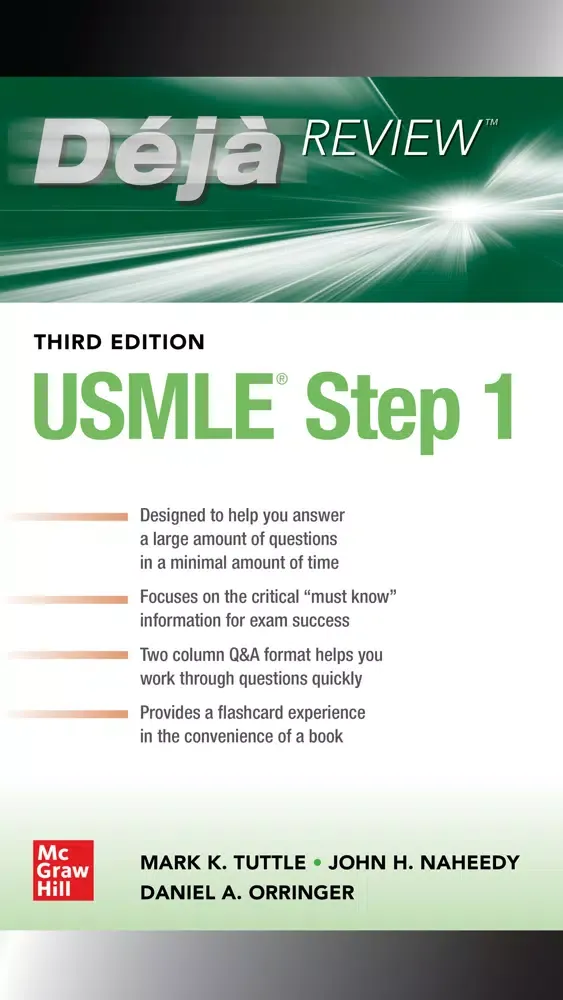 Ảnh chụp màn hình của Deja Review USMLE Step 1, 3/E