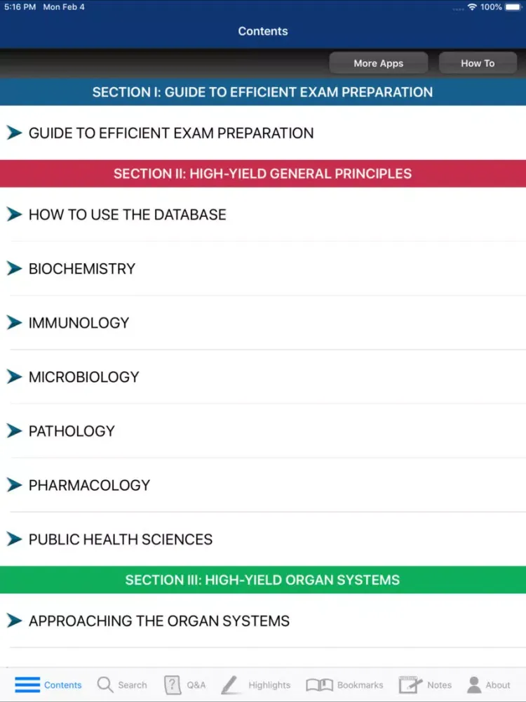 First Aid USMLE Step 1 2018 iPad  Screenshots