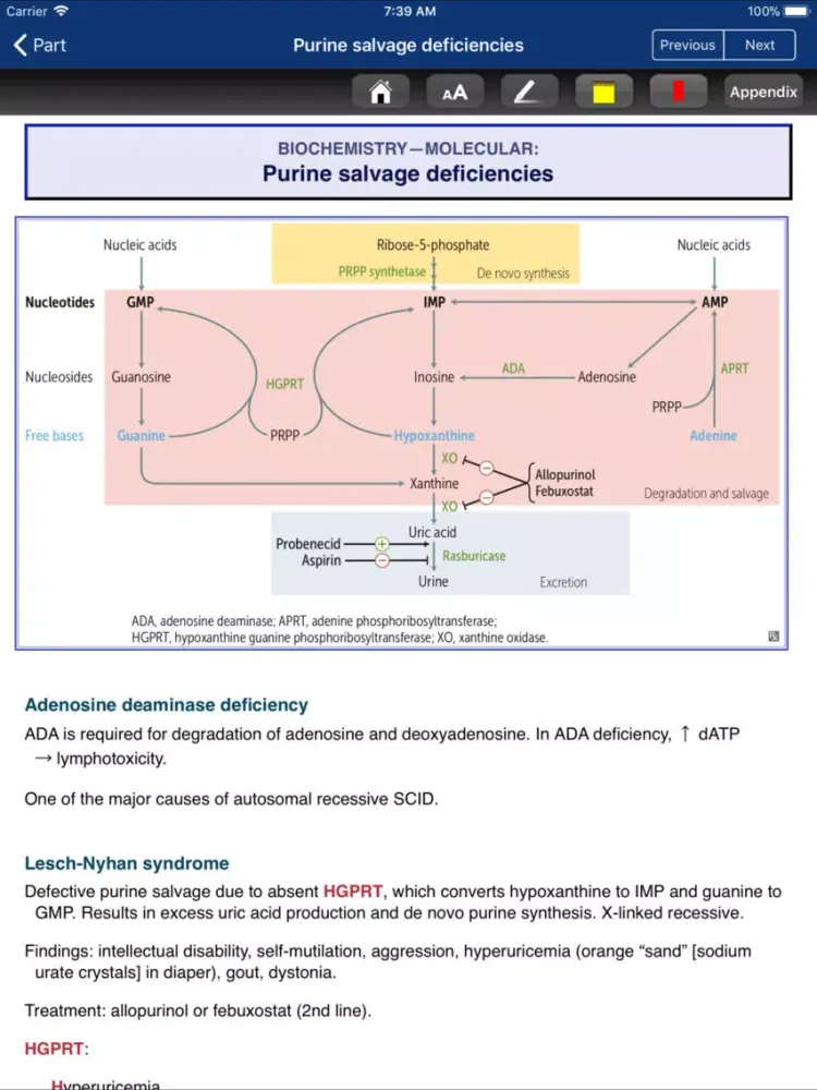 First Aid USMLE Step 1 2018 iPad  Screenshots