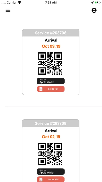 USA Transfers Clients Screenshots