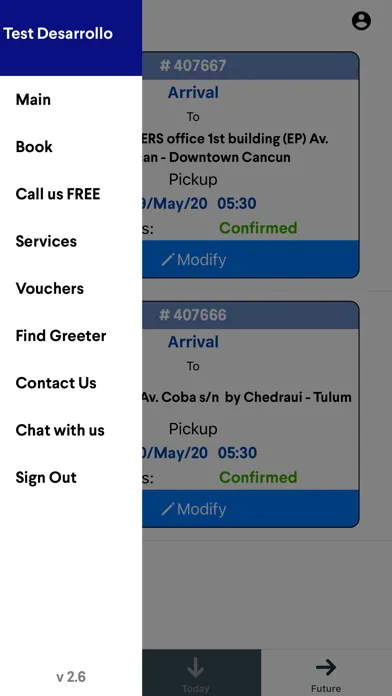 USA Transfers Clients Screenshots