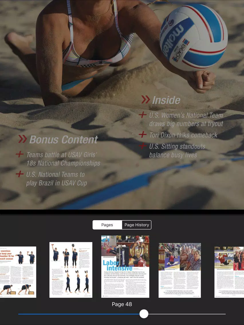 VolleyballUSA: Official Magazine of USA Volleyball iPad  スクリーンショット