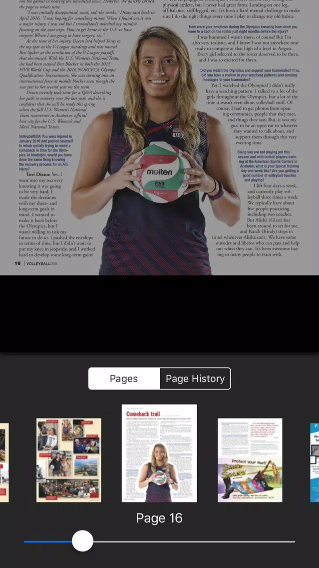 VolleyballUSA: Official Magazine of USA Volleyball スクリーンショット