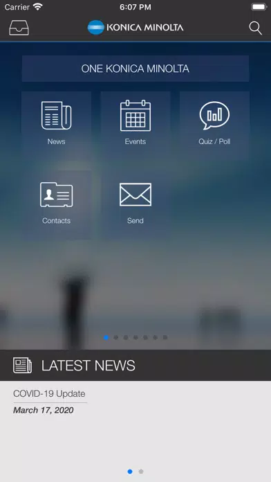 Zrzuty ekranu Konica Minolta Sales App