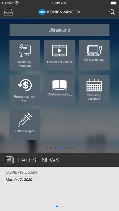 Zrzuty ekranu Konica Minolta Sales App