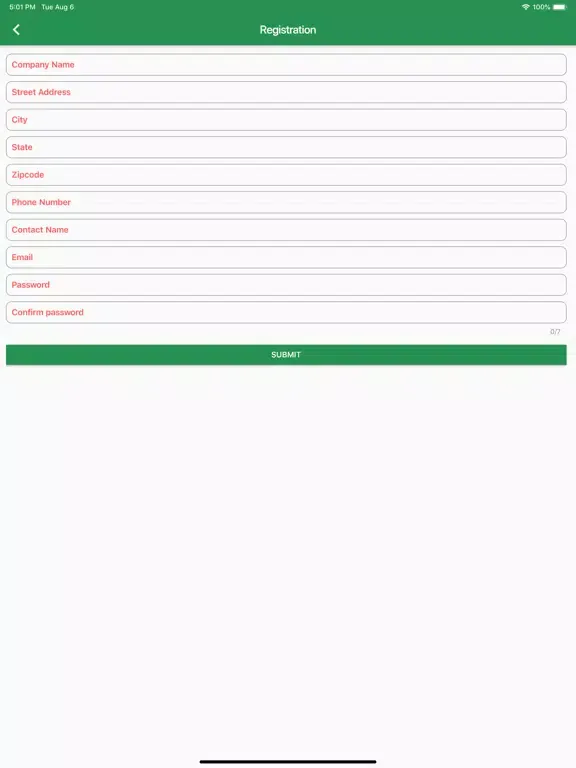 Zrzuty ekranu CIMP Badge Scanner iPad 