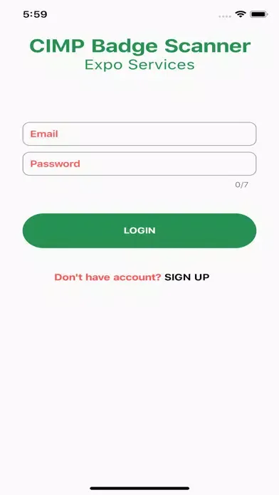 Zrzuty ekranu CIMP Badge Scanner