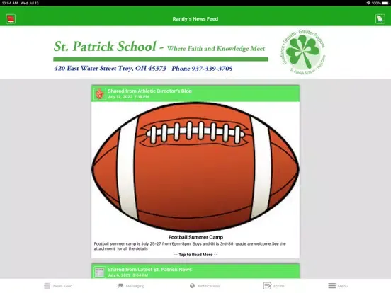 صور USCCB - St. Patrick Catholic iPad 