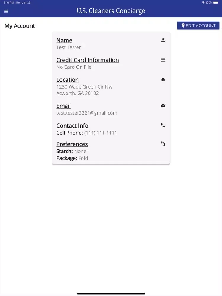 Capturas de pantalla de US Cleaners Amarillo & Canyon iPad 