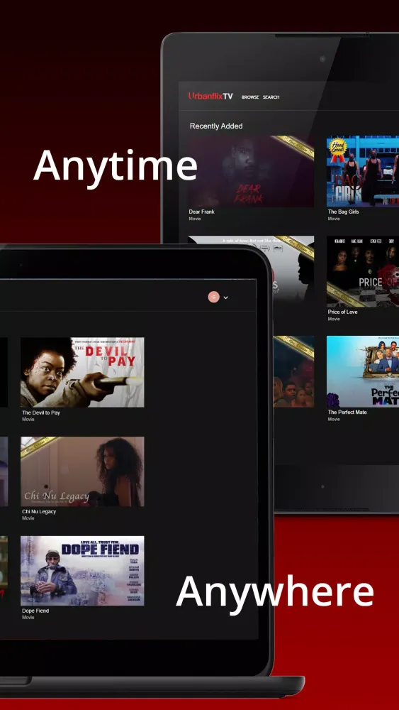 UrbanFlixTV for Android TV Screenshots