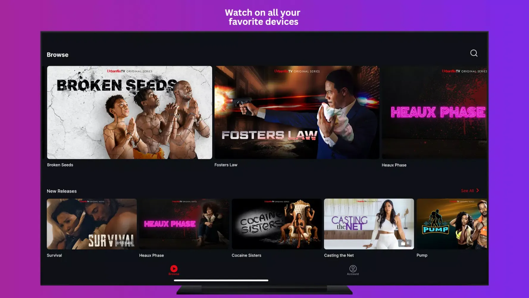 UrbanFlixTV for Android TV Screenshots