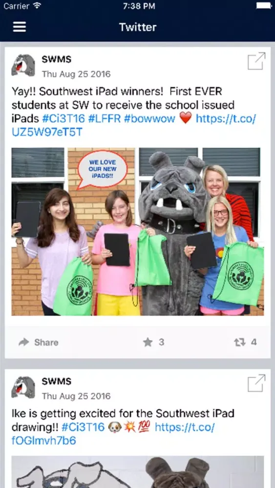 Southwest Middle School应用截图