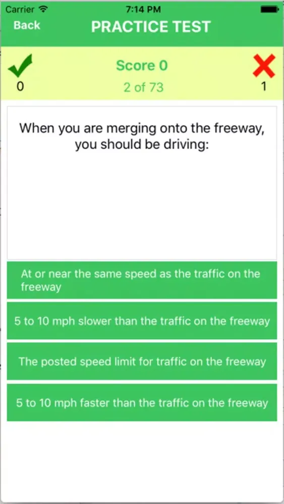 DMV Q&A Practice Test, Permits & Driver's License Screenshots