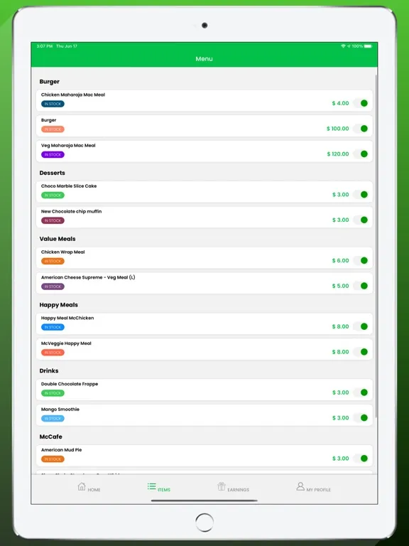 Capturas de tela do 1111 Store iPad 