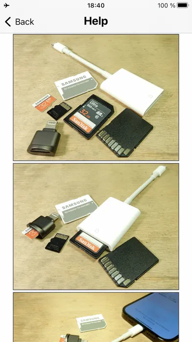 Tangkapan skrin Offline Photo Storage