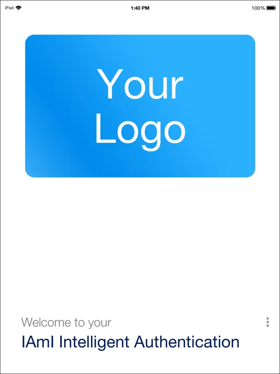 IAmI Authentication iPad  Ekran Görüntüleri