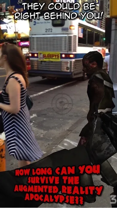 Zombies GO! Fight The Dead Walking Everywhere with Augmented Reality (FREE Edition)应用截图