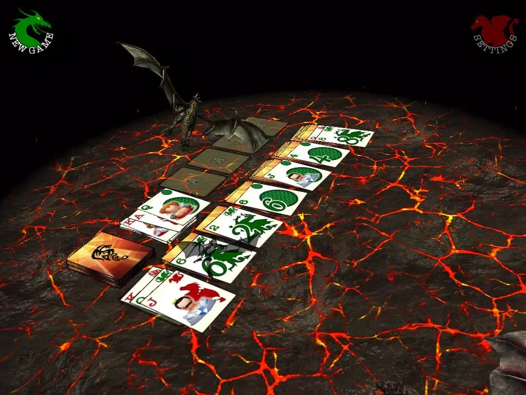 Captures d'écran de Dragon Solitaire - 3D Klondike Game iPad 