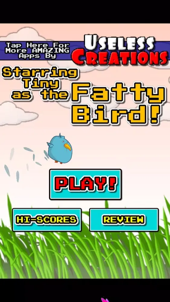 Tangkapan skrin Fatty Bird! Flap those little wings!